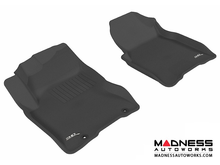 Nissan Rogue Floor Mats (Set of 2) Front Black by 3D MAXpider